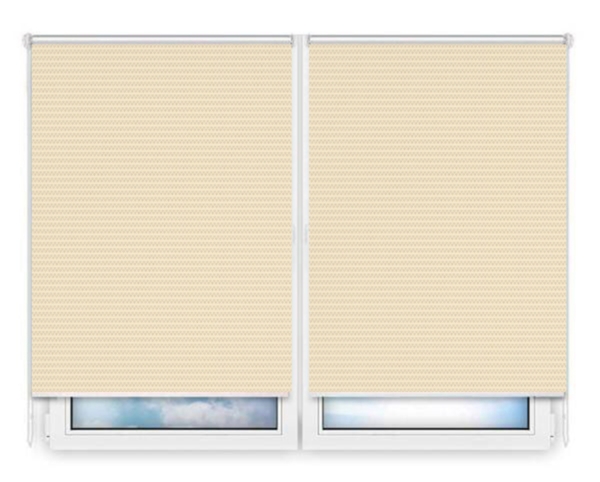 Рулонные шторы Мини Севилья светло-бежевый цена. Купить в «Мастерская Жалюзи»